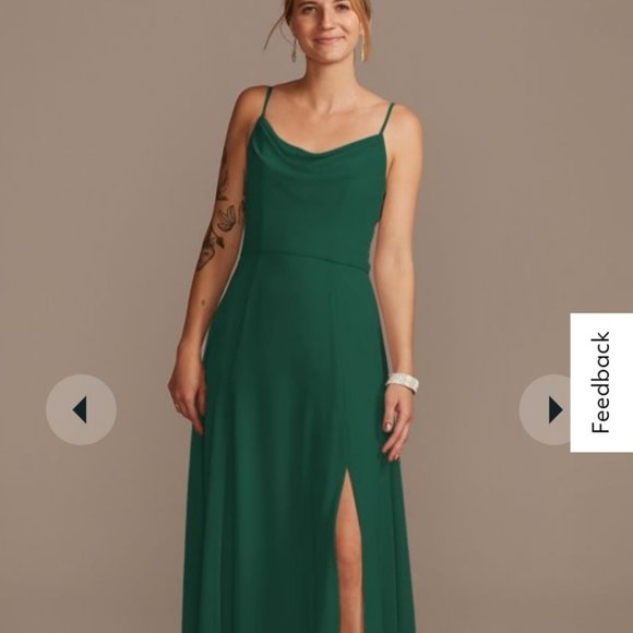 David's Bridal Juniper Bridesmaid Dress - Picture 3 of 5